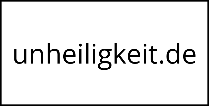 unheiligkeit.de