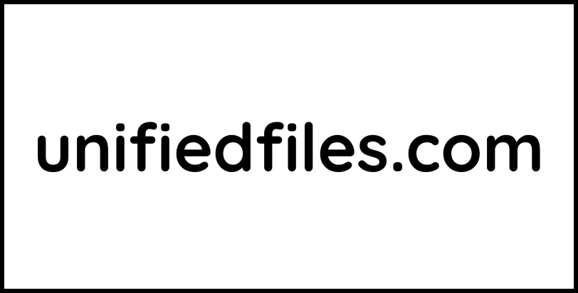 unifiedfiles.com