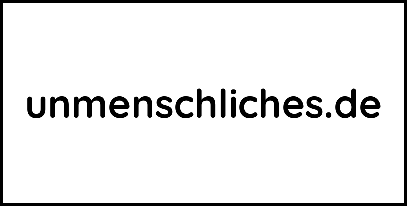 unmenschliches.de