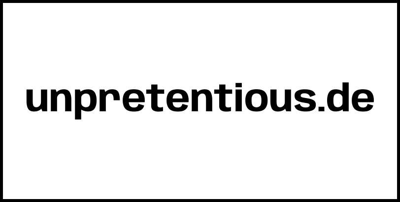 unpretentious.de