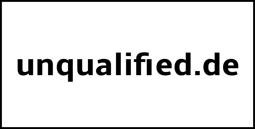 unqualified.de