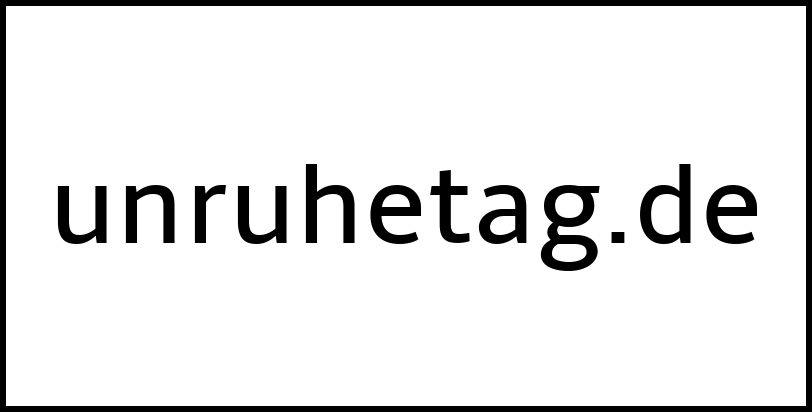 unruhetag.de