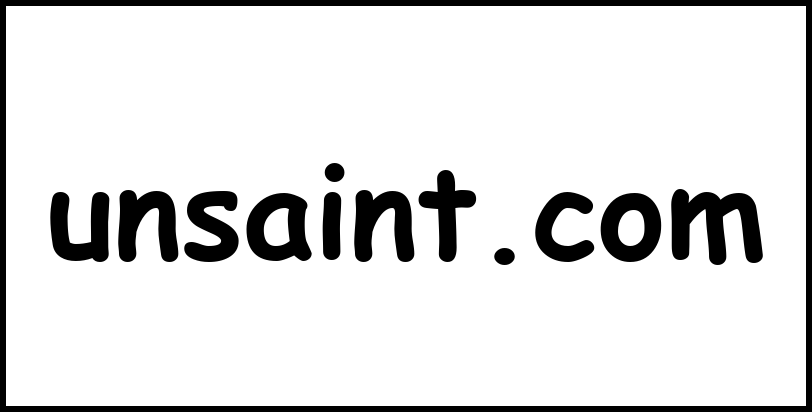 unsaint.com