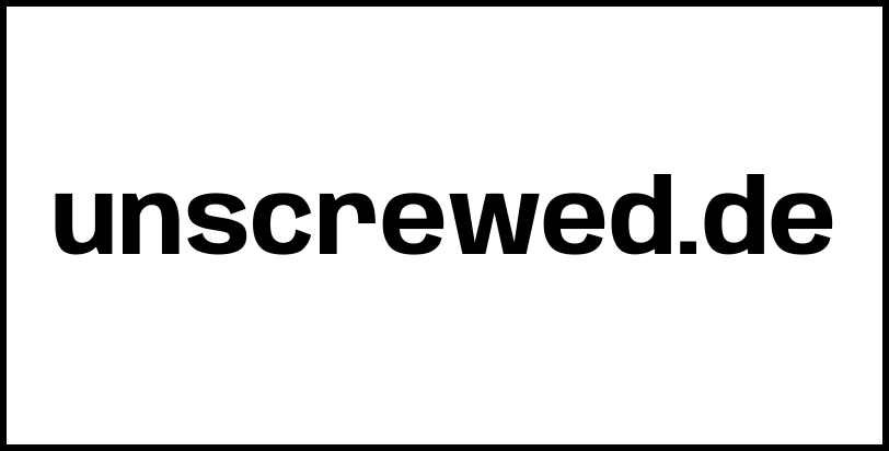 unscrewed.de