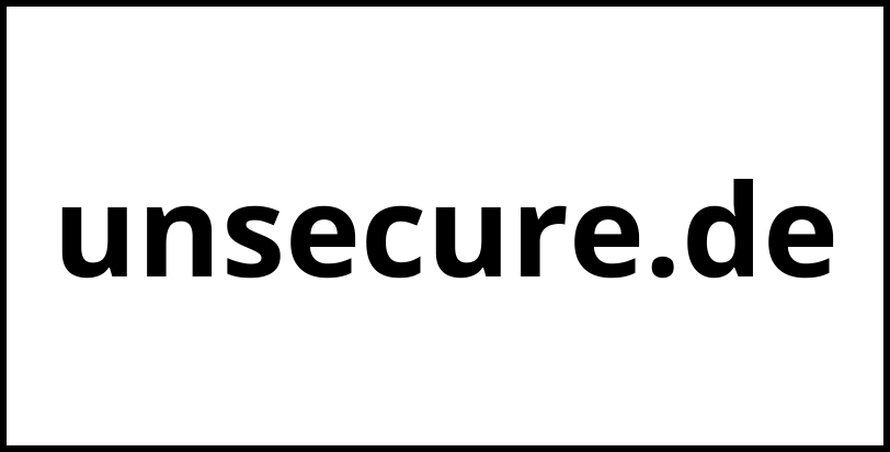 unsecure.de