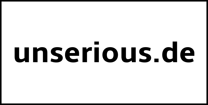 unserious.de