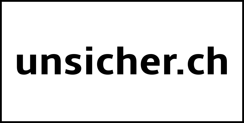 unsicher.ch