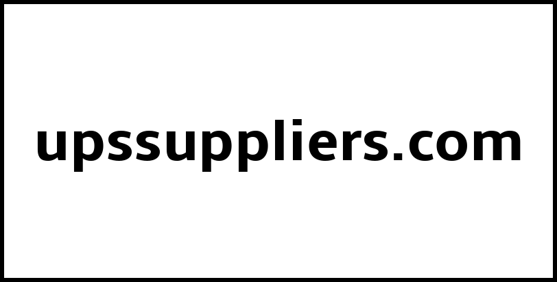 upssuppliers.com