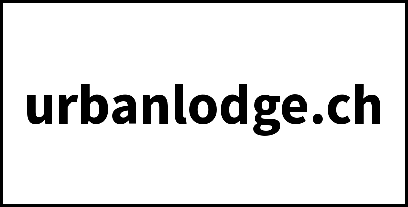 urbanlodge.ch