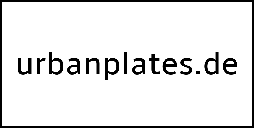 urbanplates.de