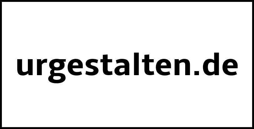 urgestalten.de