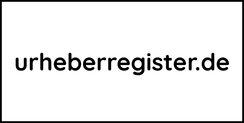 urheberregister.de