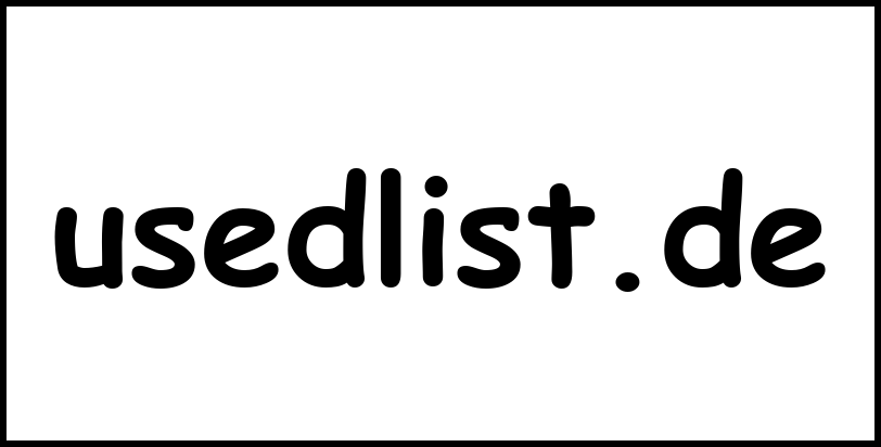 usedlist.de