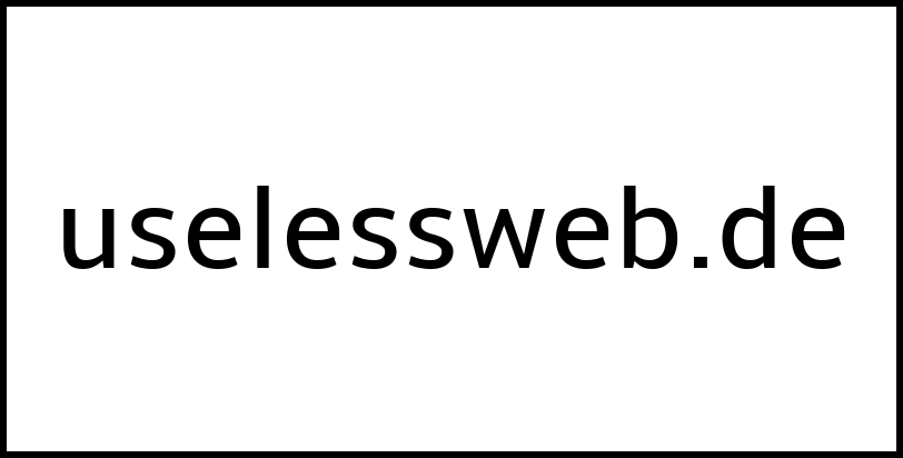 uselessweb.de