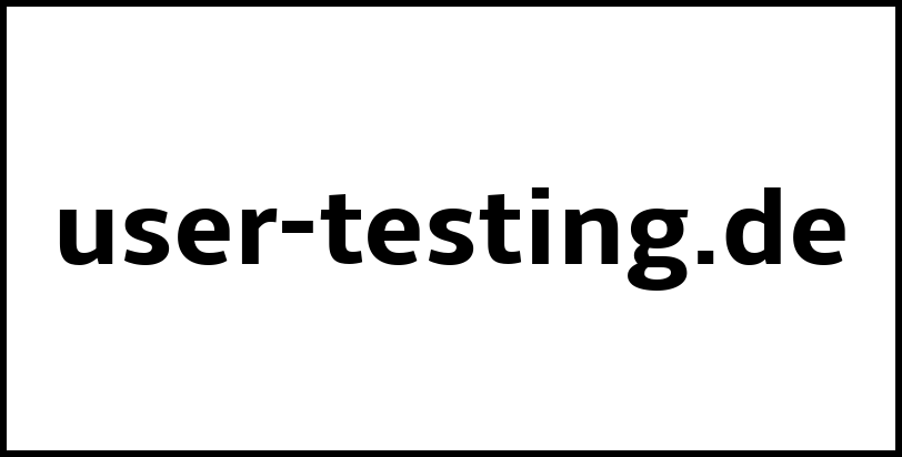 user-testing.de