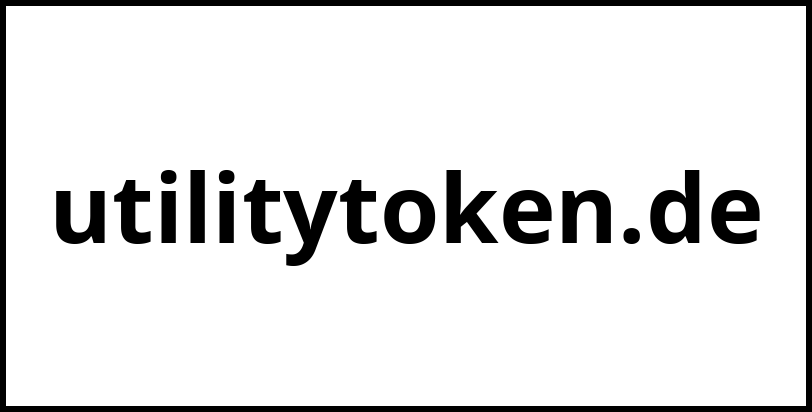 utilitytoken.de