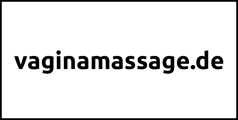 vaginamassage.de