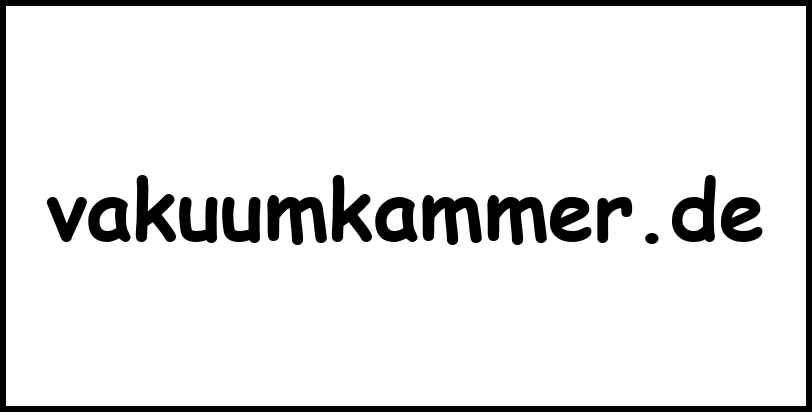 vakuumkammer.de