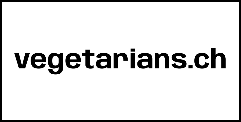 vegetarians.ch