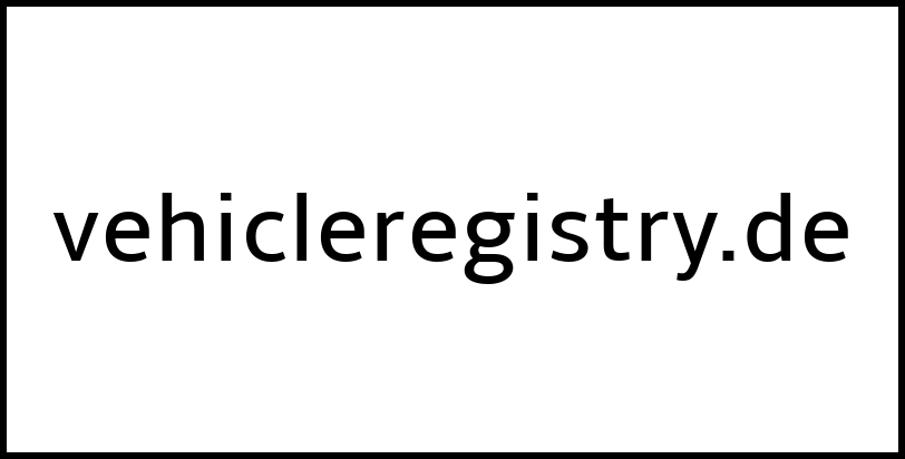 vehicleregistry.de