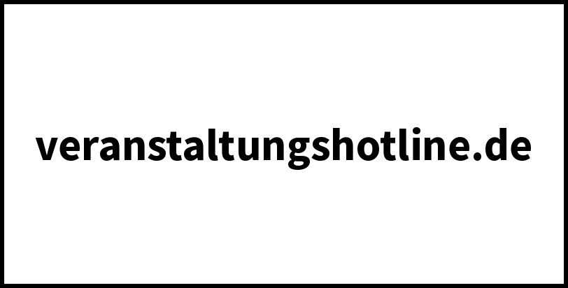 veranstaltungshotline.de