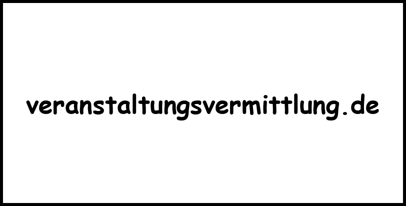 veranstaltungsvermittlung.de