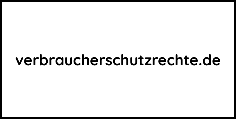 verbraucherschutzrechte.de