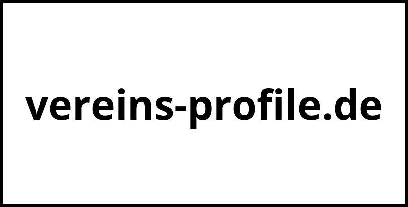 vereins-profile.de