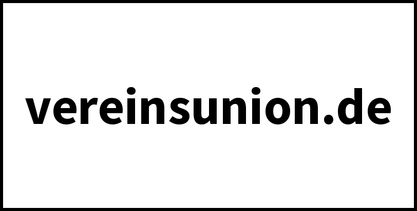 vereinsunion.de