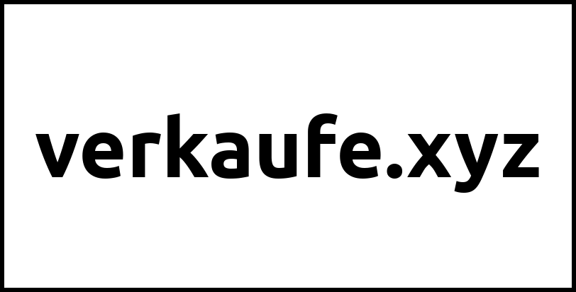 verkaufe.xyz