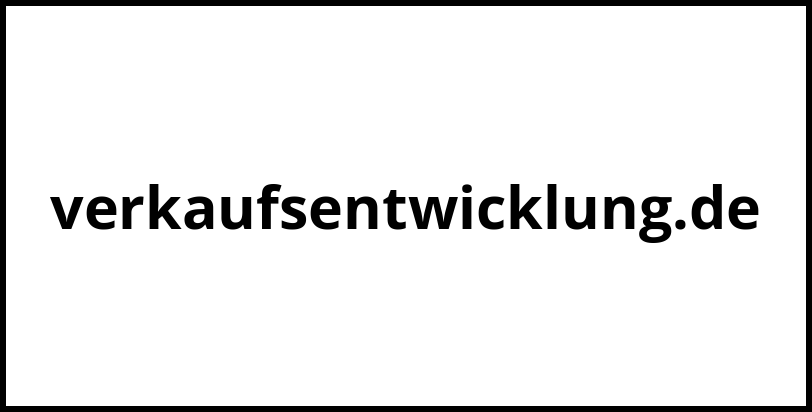 verkaufsentwicklung.de