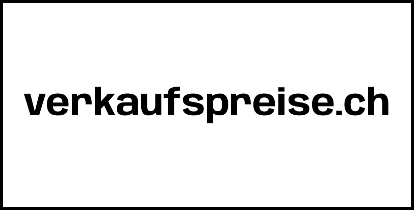 verkaufspreise.ch