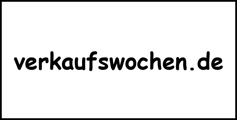 verkaufswochen.de