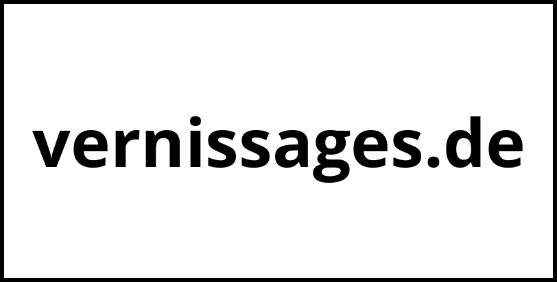 vernissages.de