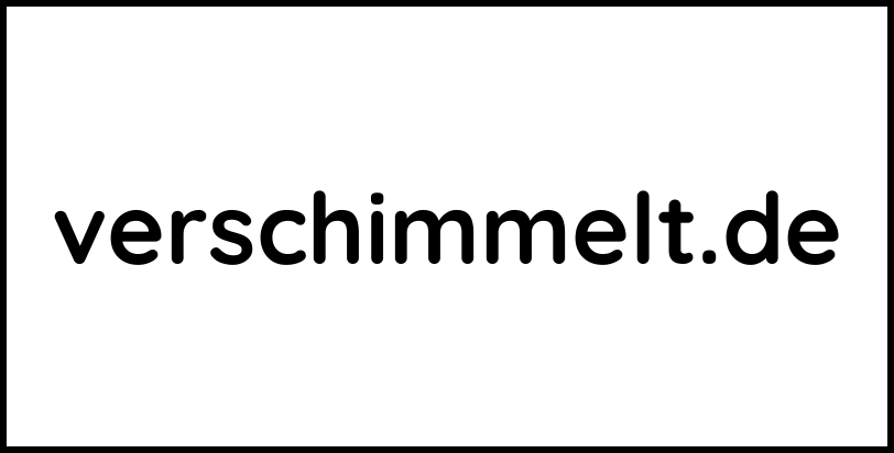 verschimmelt.de