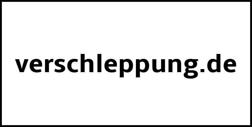 verschleppung.de