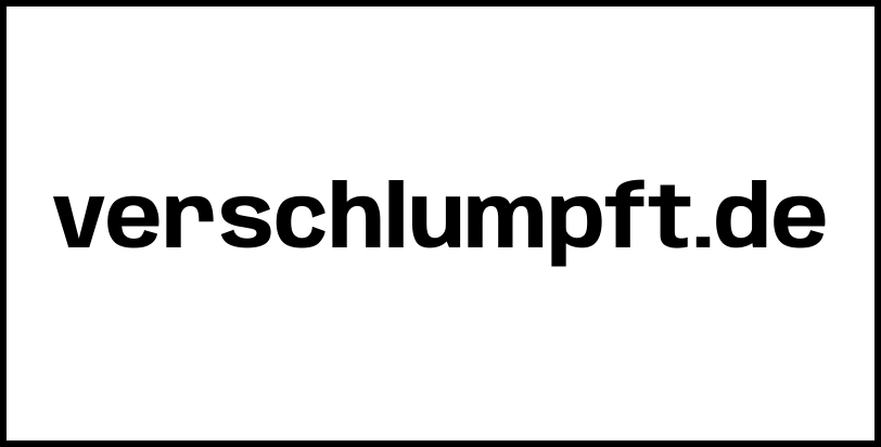 verschlumpft.de