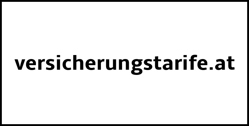 versicherungstarife.at