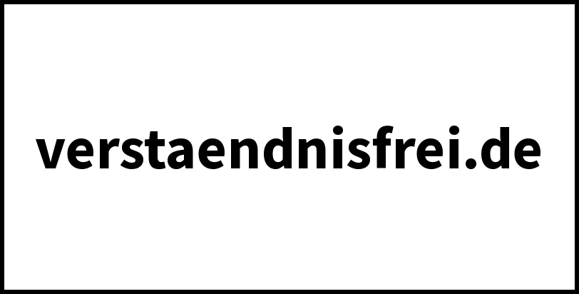 verstaendnisfrei.de