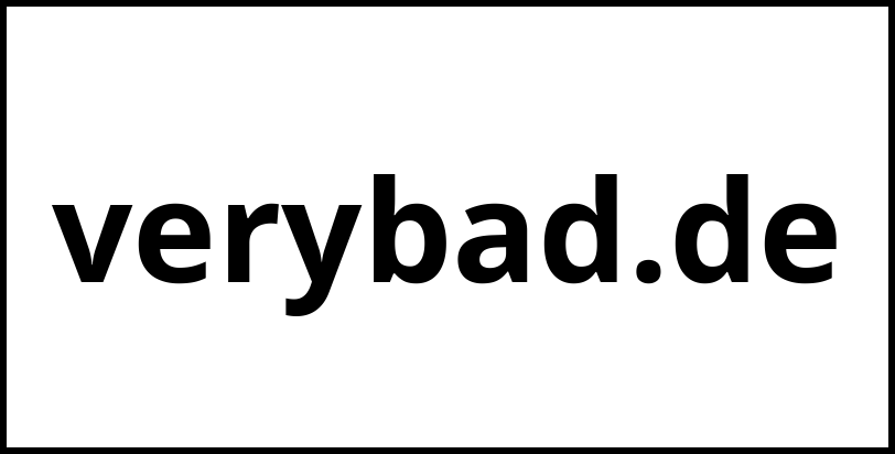 verybad.de