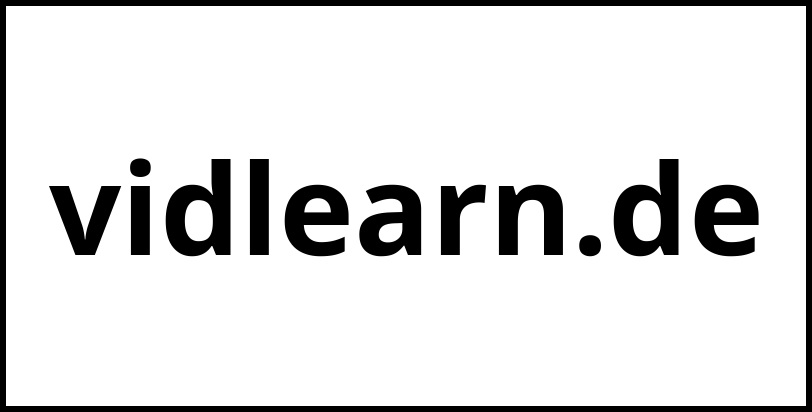 vidlearn.de