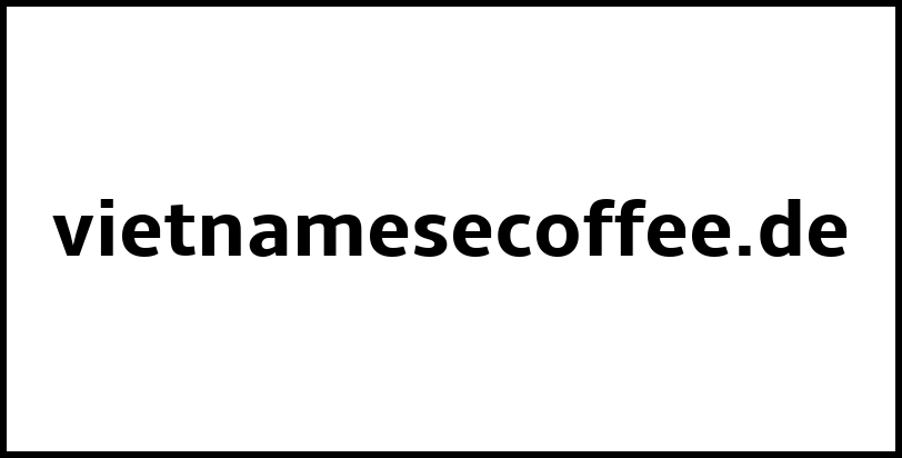 vietnamesecoffee.de