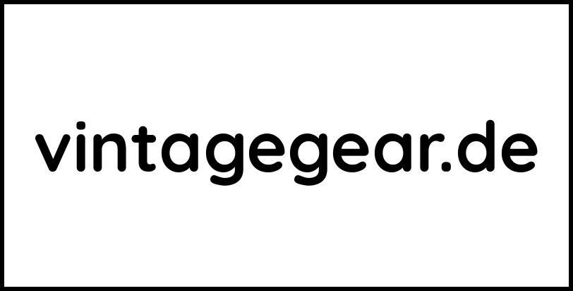 vintagegear.de