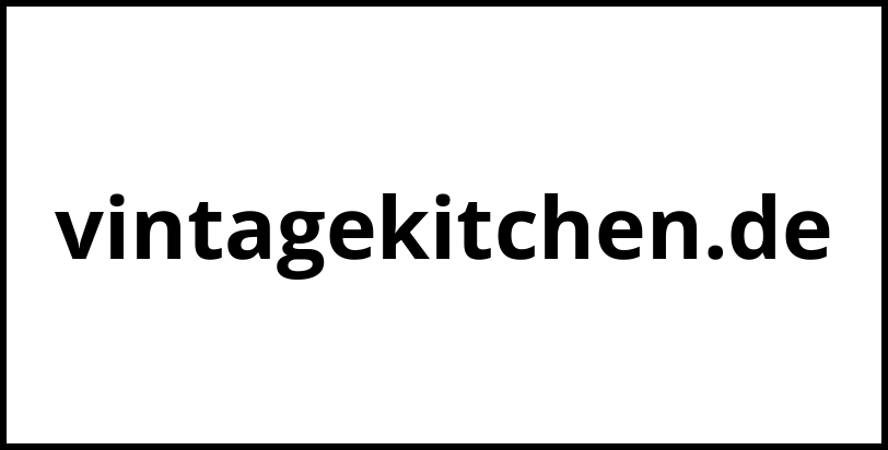 vintagekitchen.de