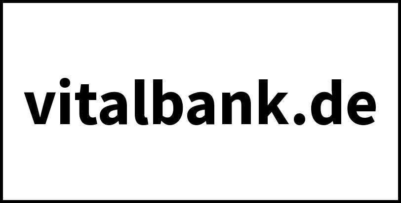 vitalbank.de