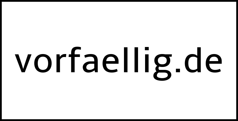 vorfaellig.de