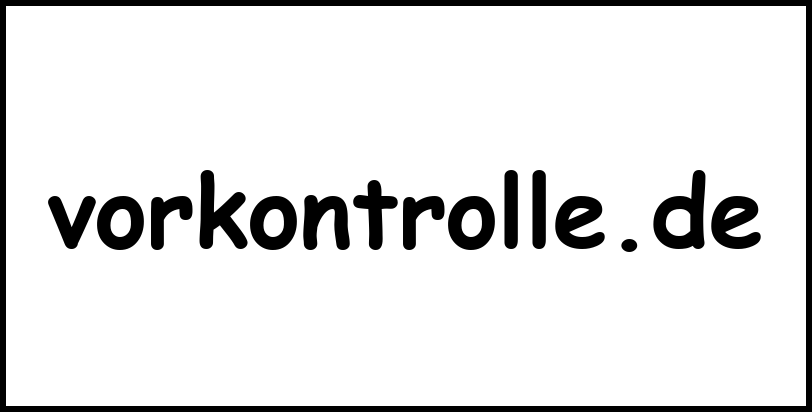 vorkontrolle.de