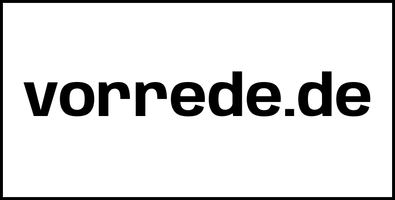 vorrede.de