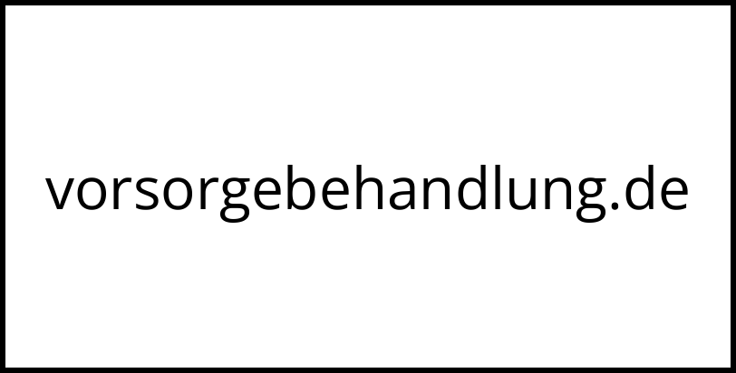 vorsorgebehandlung.de