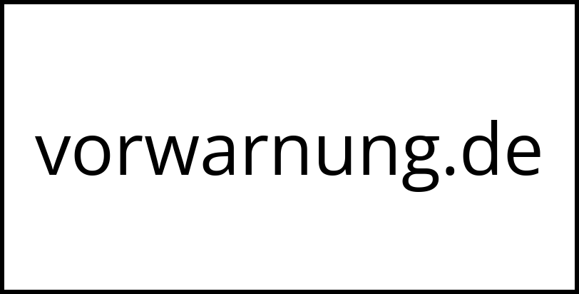 vorwarnung.de